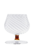 Spiral Brandy Glass Amber Issy Granger 