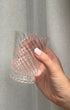 Glass Spiral Water Glass Tumbler 