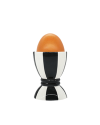 Striped Ceramic Egg Cup Black and White Stripes the Wolseley Hotel Issy Granger