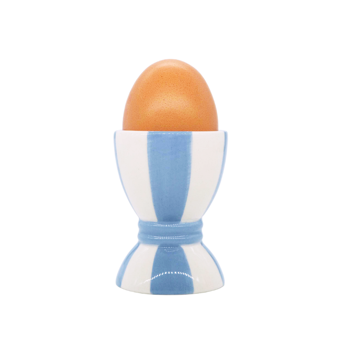 Striped Egg Cup - Blue