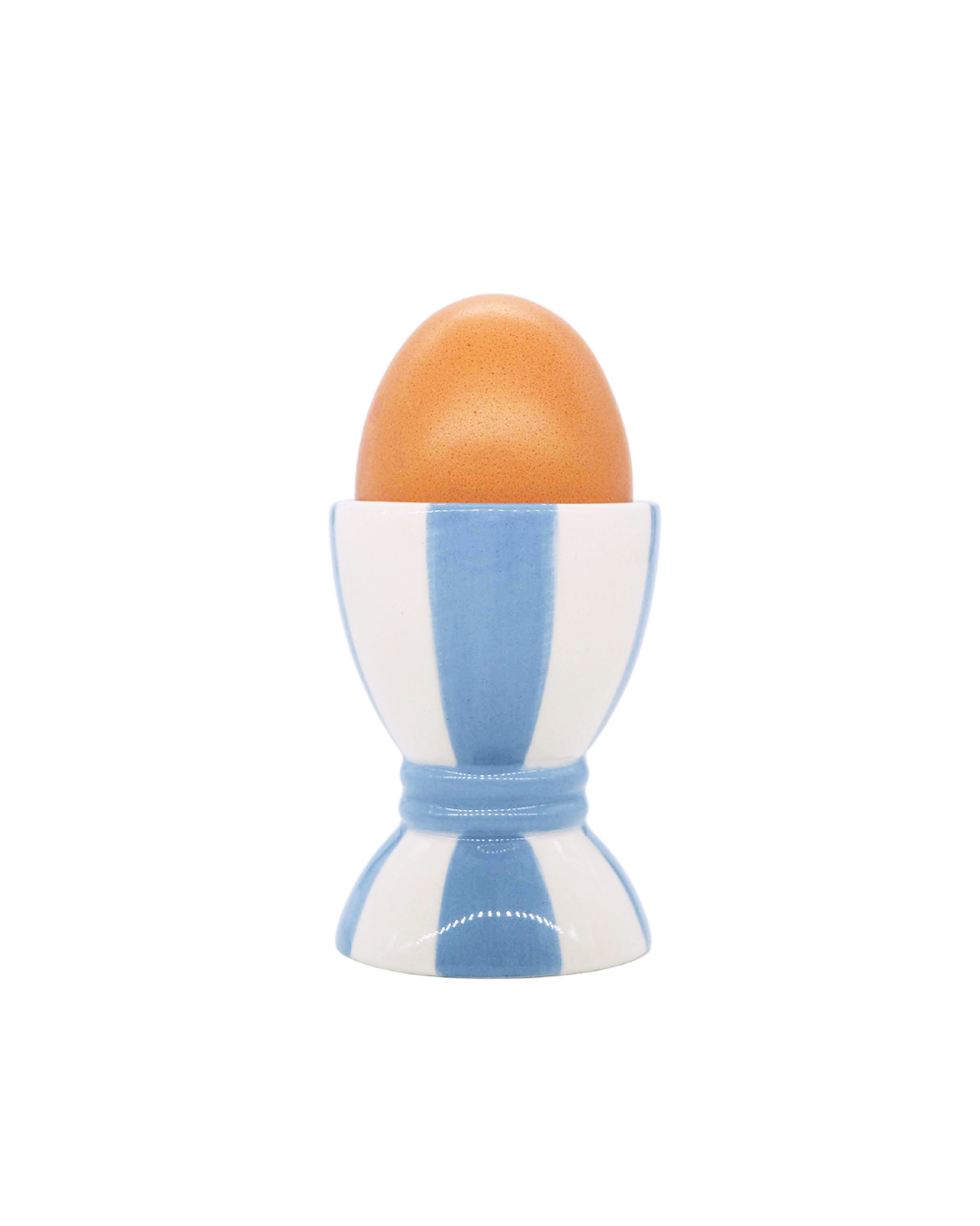 Striped Egg Cup - Blue