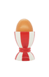 Striped Ceramic Egg Cups Red and White Striped Issy Granger 