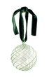 Swirl Glass Bauble - Green