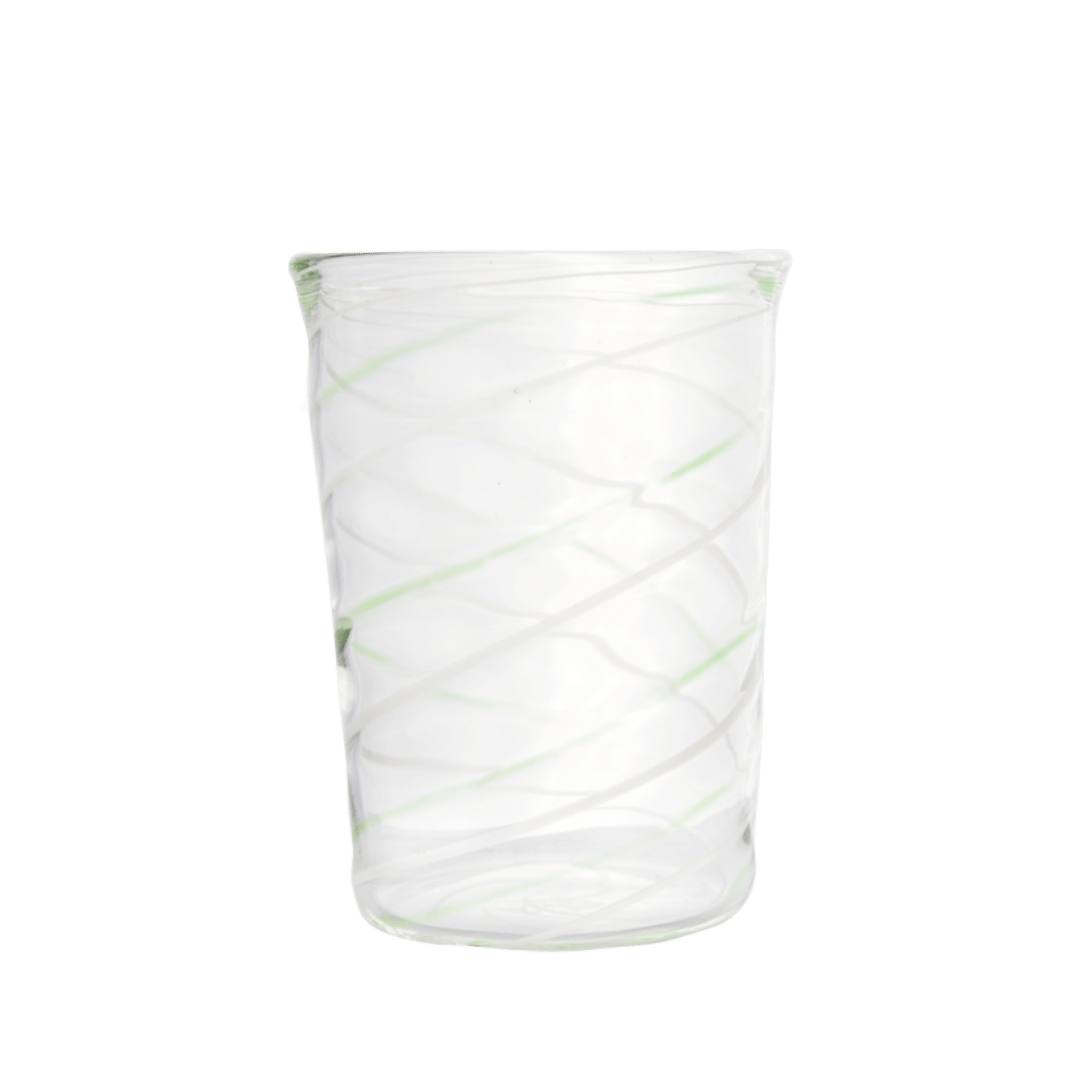 Green Swirl Water Tumbler