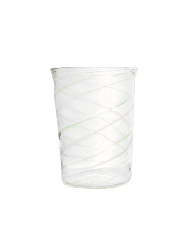 Green Swirl Water Tumbler