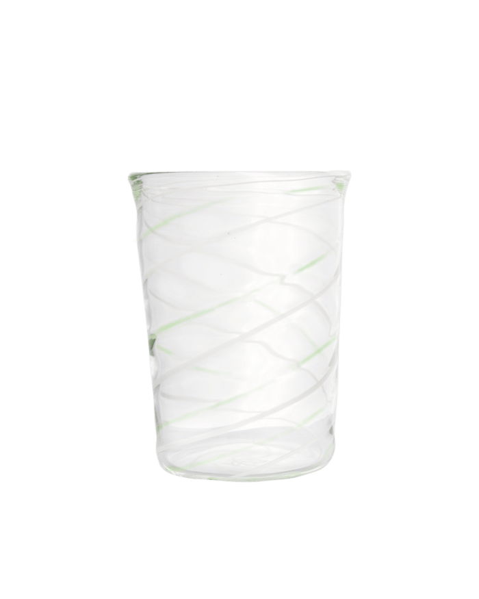Green Swirl Water Tumbler