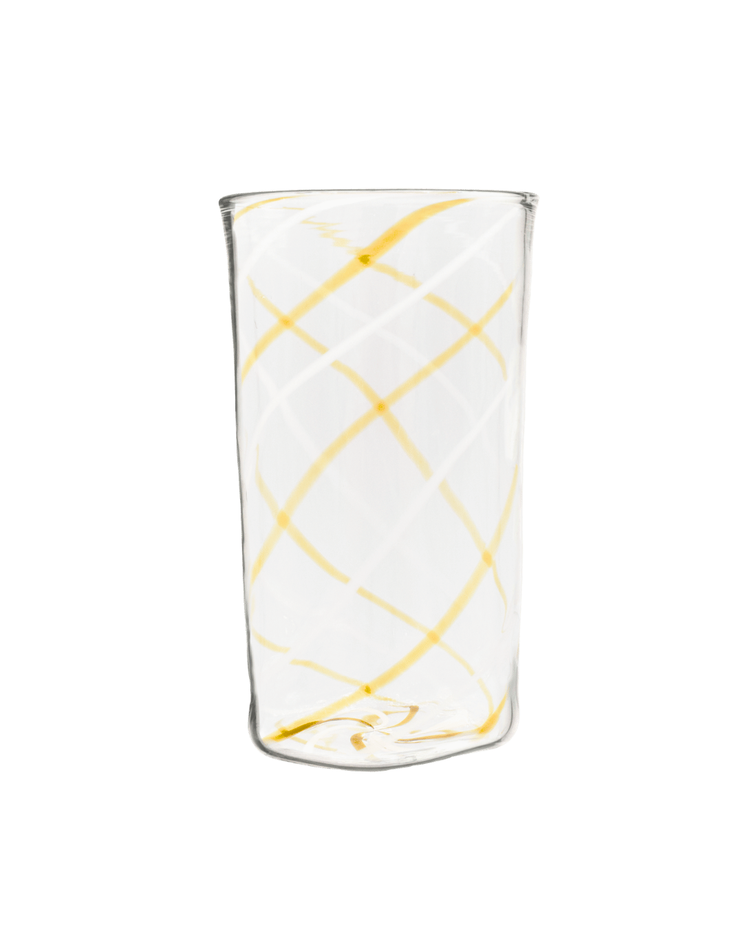 Swirl Amber Highball Glass Issy Granger 