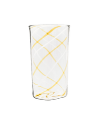 Swirl Amber Highball Glass Issy Granger 