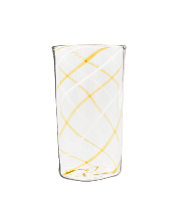 Swirl Amber Highball Glass Issy Granger 