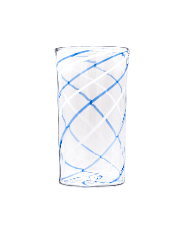 Swirl Blue Highball Glass Issy Granger 