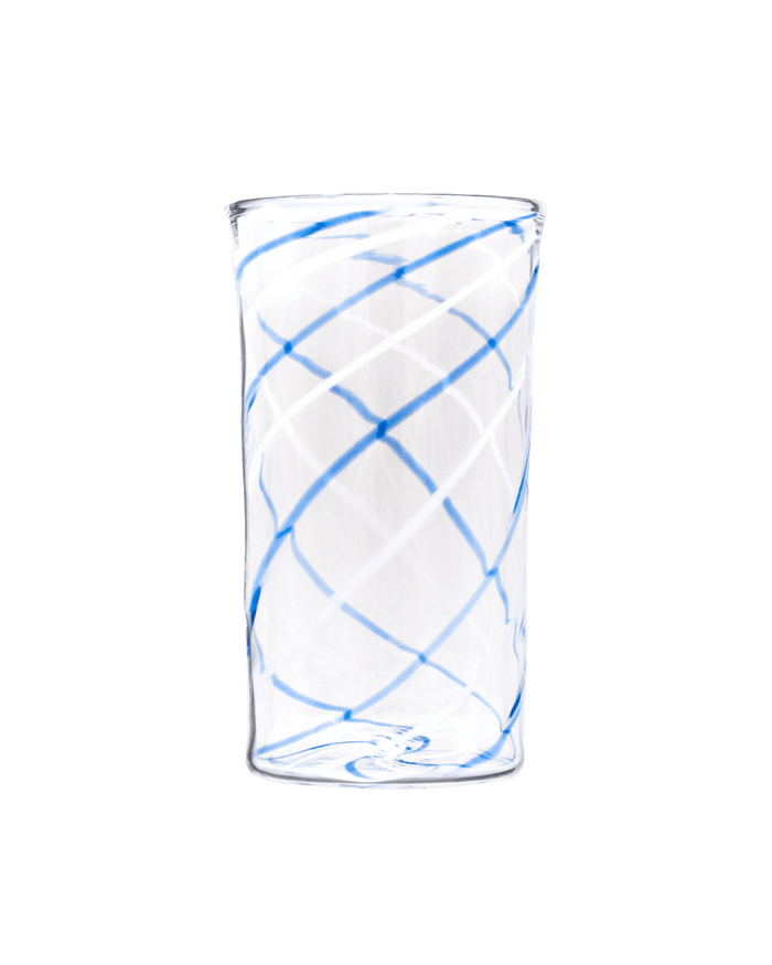 Swirl Blue Highball Glass Issy Granger 