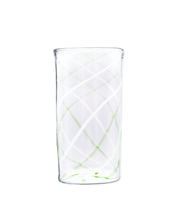 Swirl Green Highball Glass Issy Granger 