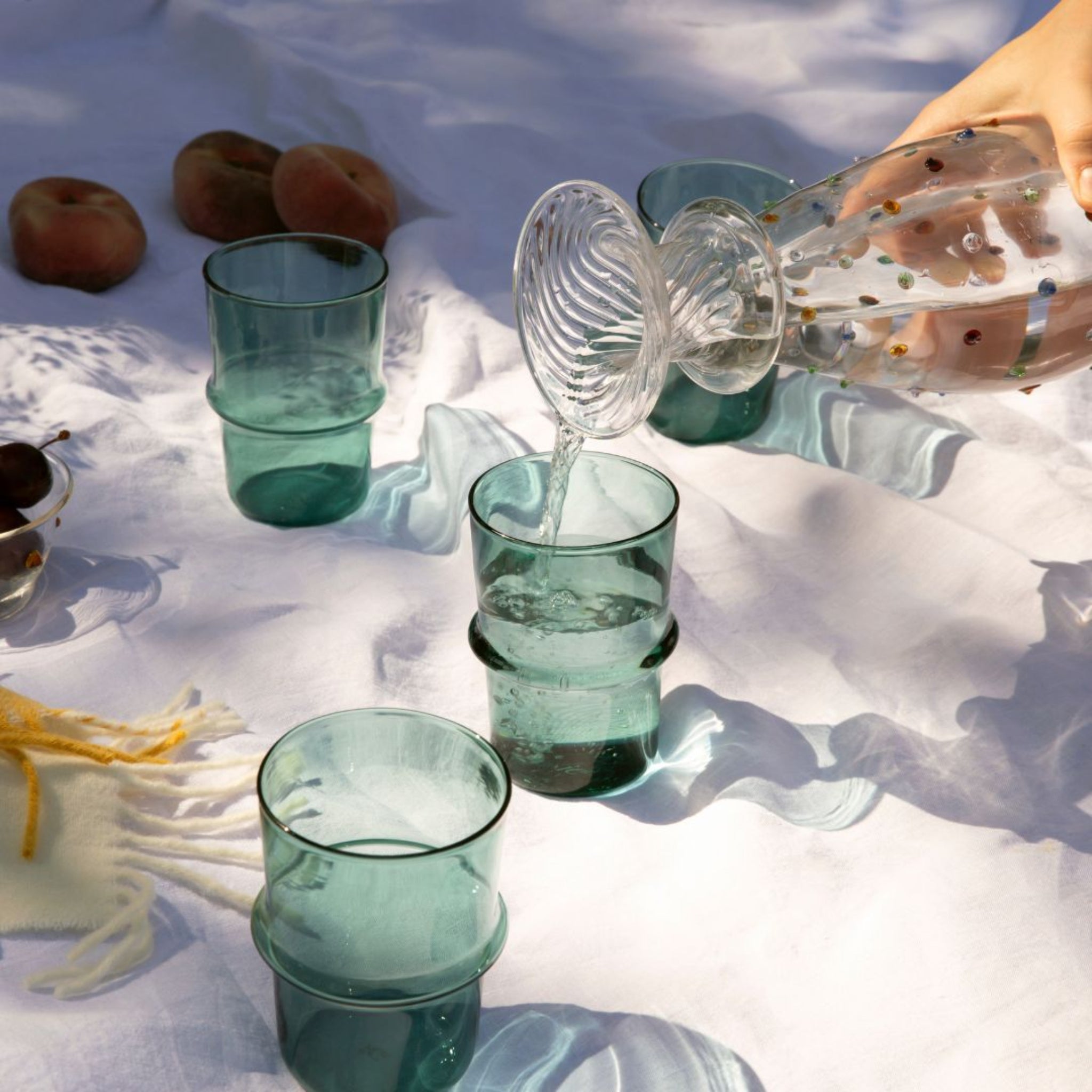 Teal Ridge Tumbler - Set of Four – Issy Granger