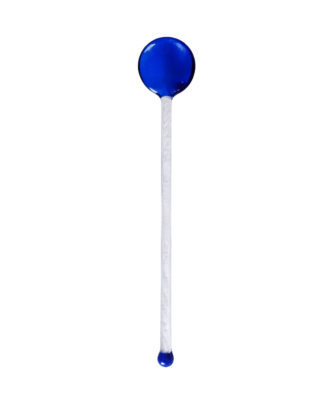 Small Glass Spoon - Blue & Clear (Seconds)
