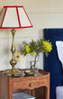 Issy Granger Red Trim Hexagon Lampshade Shade