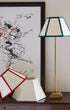 Issy Granger Red Trim Hexagon Lampshade Shade
