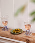 Issy Granger - Blue Spotty Wine Glass tumbler