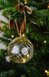 Issy Granger Gold Glass Christmas Bauble Tree Ornament 