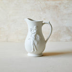 Issy Granegr Ceramic Jug.  Ancient Roman jug. White Ceramic Water Pitcher