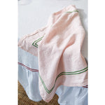 Issy Granger Pink Double Piped Linen Napkins Set of Four