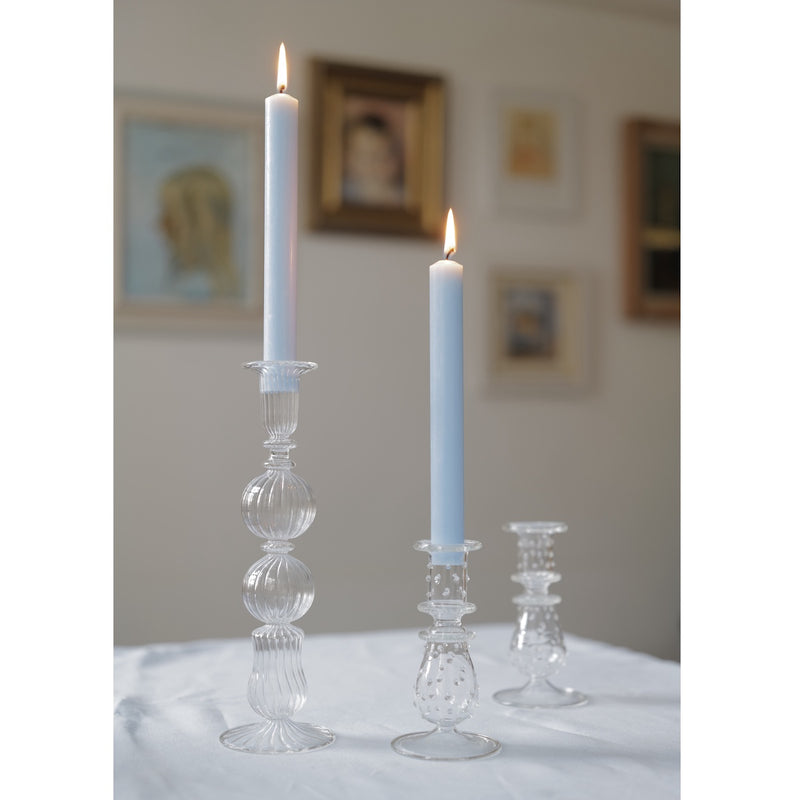 Issy Granger Pale Blue Wax Dinner Candles