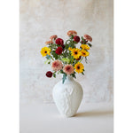Issy Granger White Ceramic Vase. Flower Vase. Large flower vase
