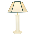 Hexagon Table Lamp - Oyster White