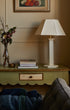 Issy Granger Tablelamp White wood lamp
